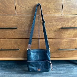Authentic Fossil "Morgan" Traveler Crossbody Bag